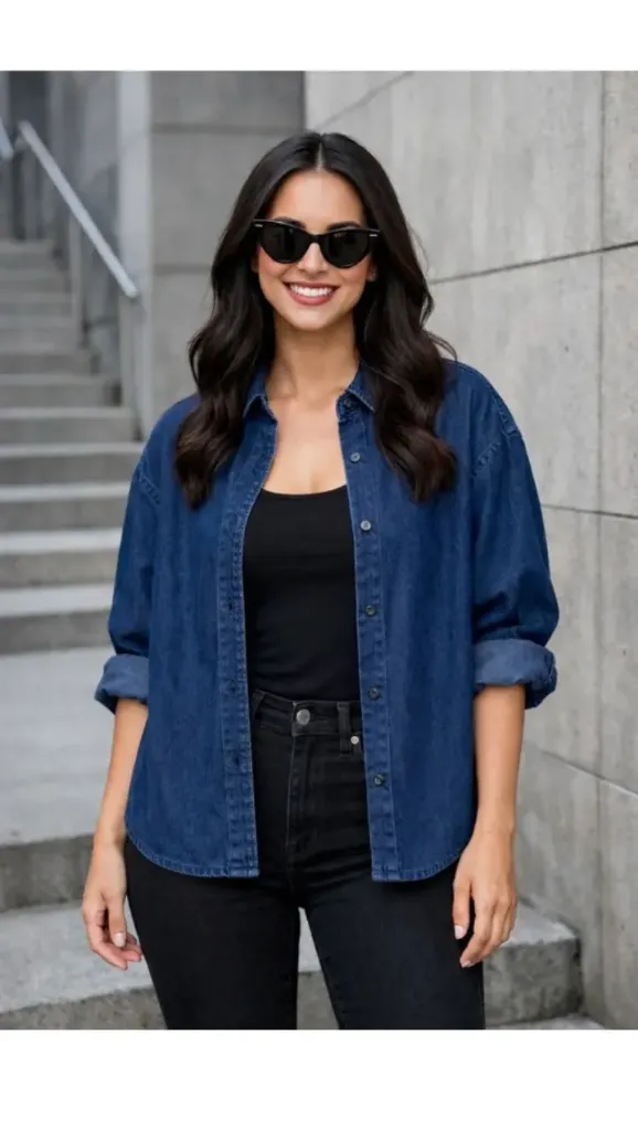 Women oversized shirt