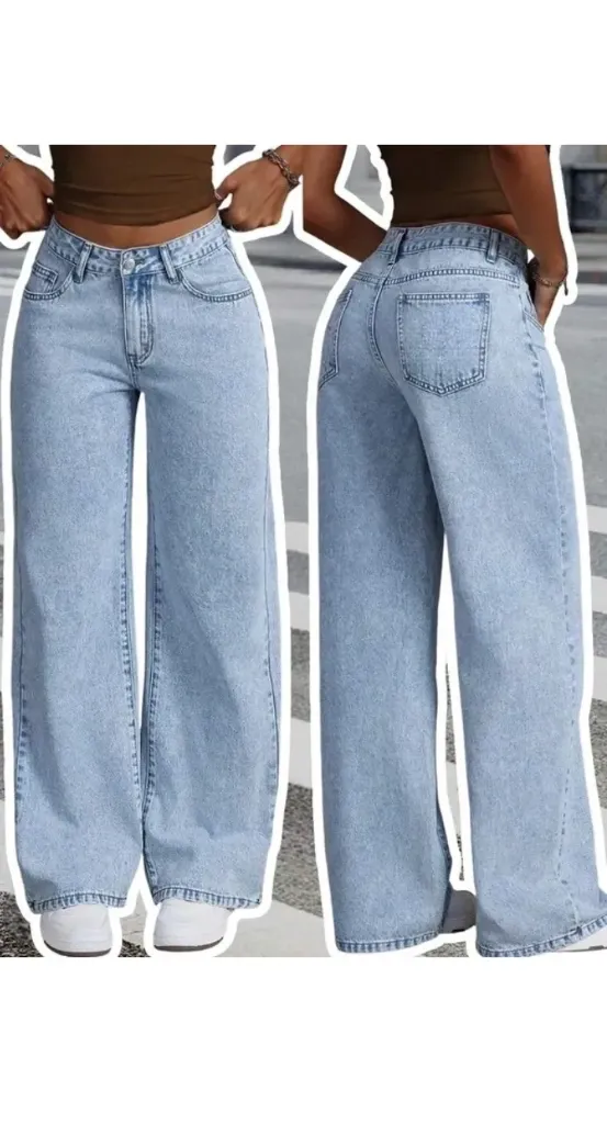 Oversized straight fit jeans women