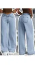 Oversized straight fit jeans women