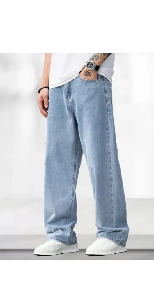 Men oversized jeans