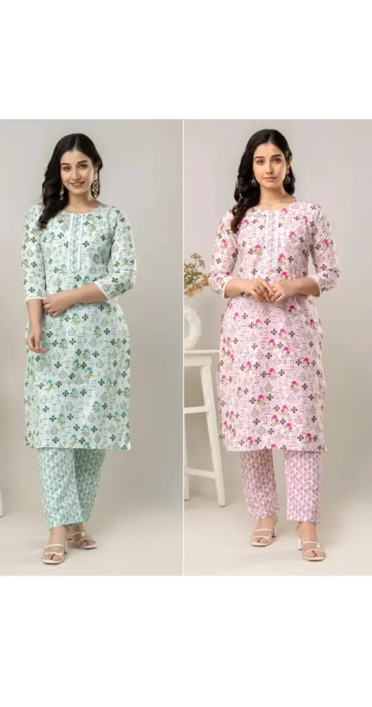 Combo pure cotton blend kurta