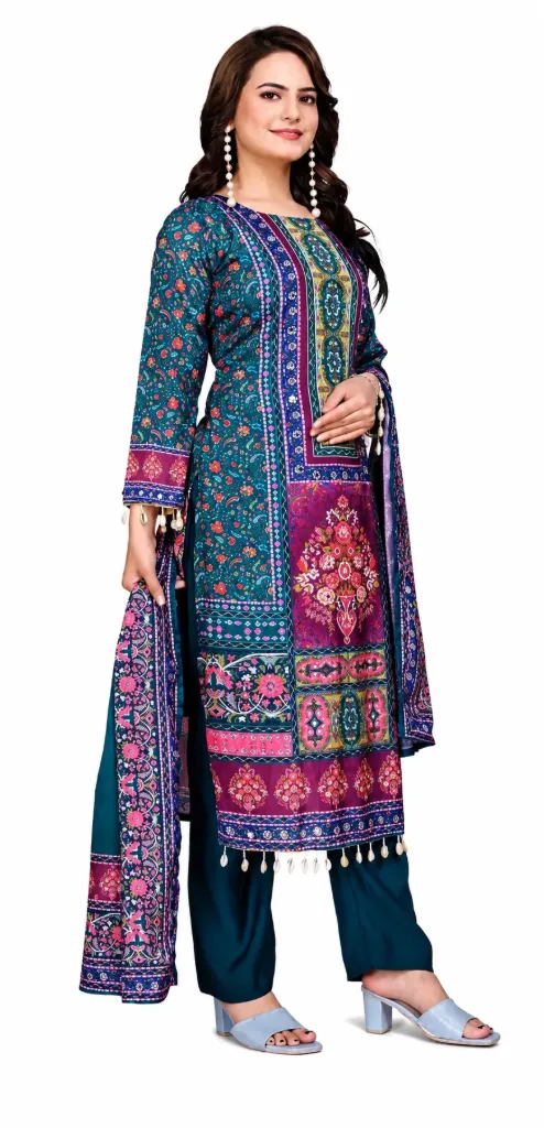 Floral print kurta
