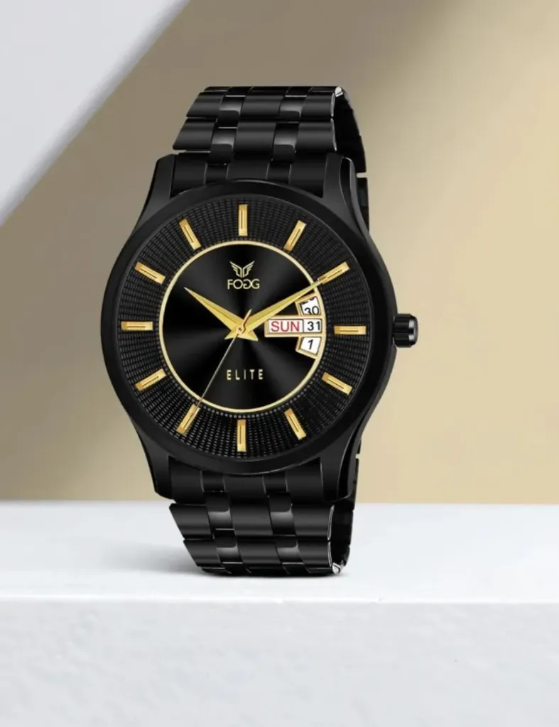 FOGG Elite series gold plated analogue watch
