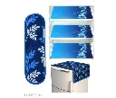 Homes Fridge Combo (Blue Patti131)