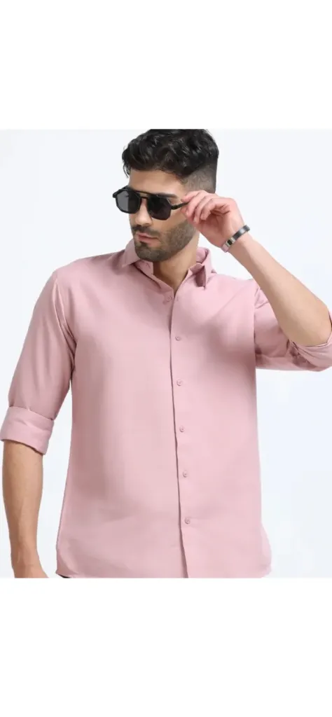 Pink Shirt casual style