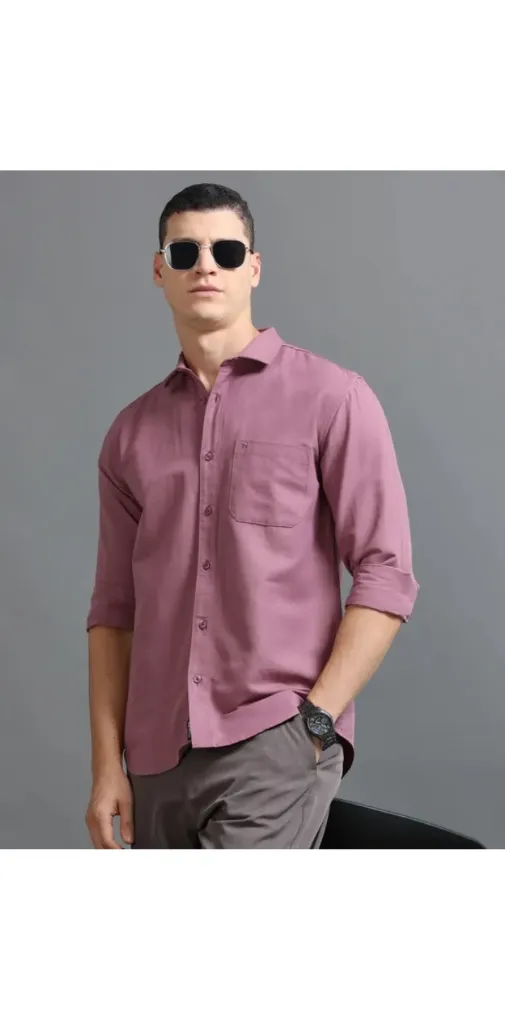 Plane Mauve Colour shirt