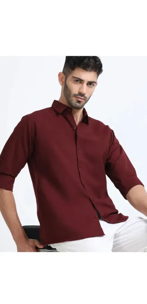 Maroon Style Shirt