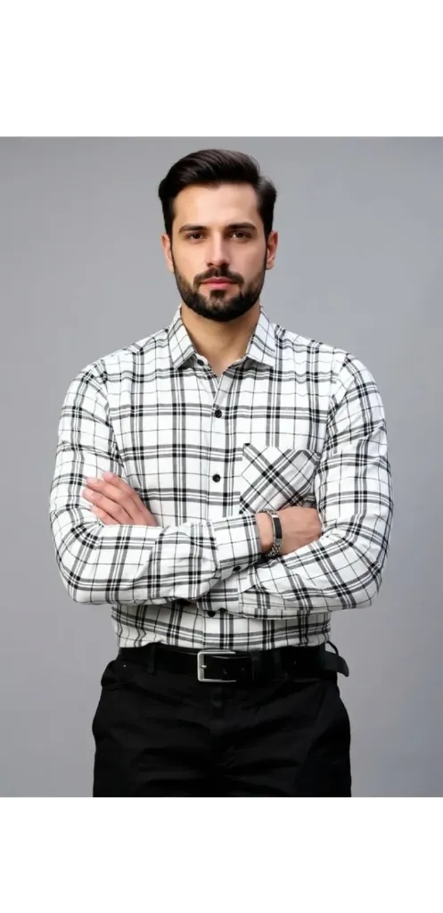 Check office shirt