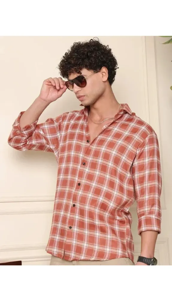 Premium look check shirt