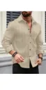 Relaxed Fit Cream Shirt