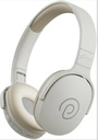 pTron Studio w/ 60Hrs Playtime, Wireless Over-Ear Headphones with HD Mic, Dual-Device Pairing, Immersive Sound, 40mm Drivers, BT5.4, 3.5mm Aux Port, TF Card Slot & Type-C Fast Charging (Beige)